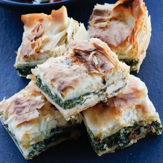 Spinach and Feta Filo Pie | circleofeaters.com