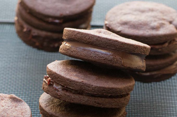 Ottolenghi Chocolate Cookies and Spiced Chocolate Ganache | circleofeaters.com